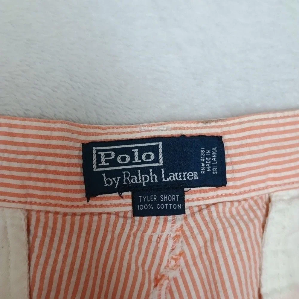 Polo Ralph Lauren Shorts Men 33 Orange 9